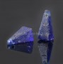 Ancient monochrome glass pendants, pyramidal shaped, 4-3 century BC